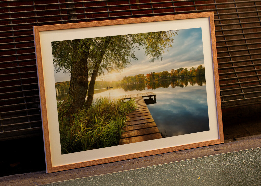 Tranquil Lakeside Dawn