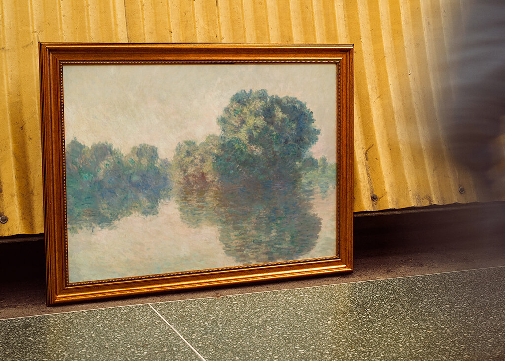 The Seine At Giverny (1897)	