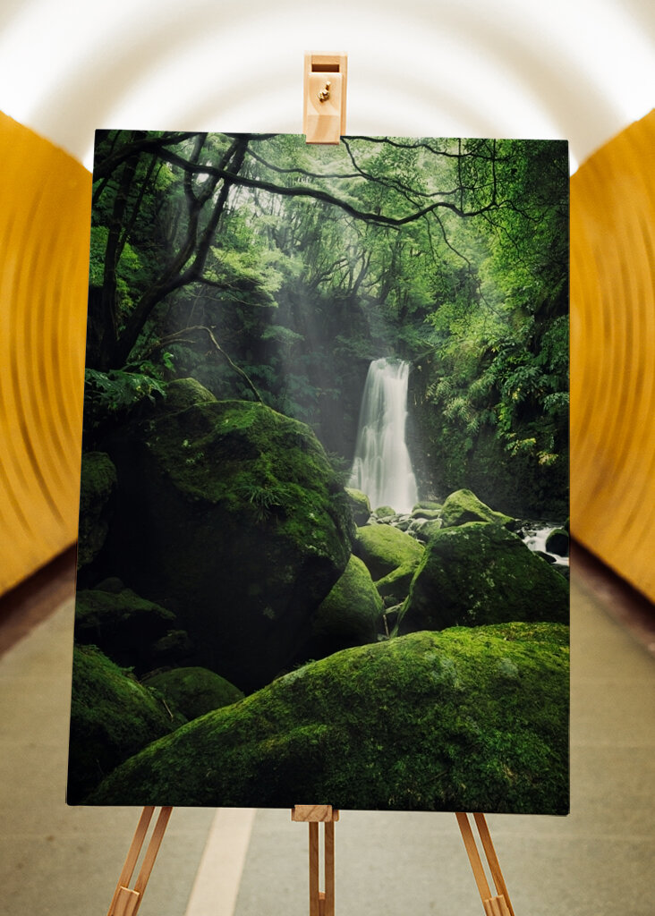 Gelassenheit der Mossy Falls