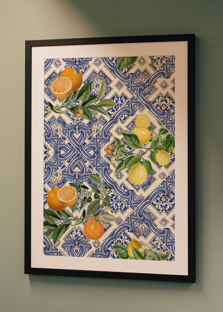 Italienske fliser og citrusfrugter