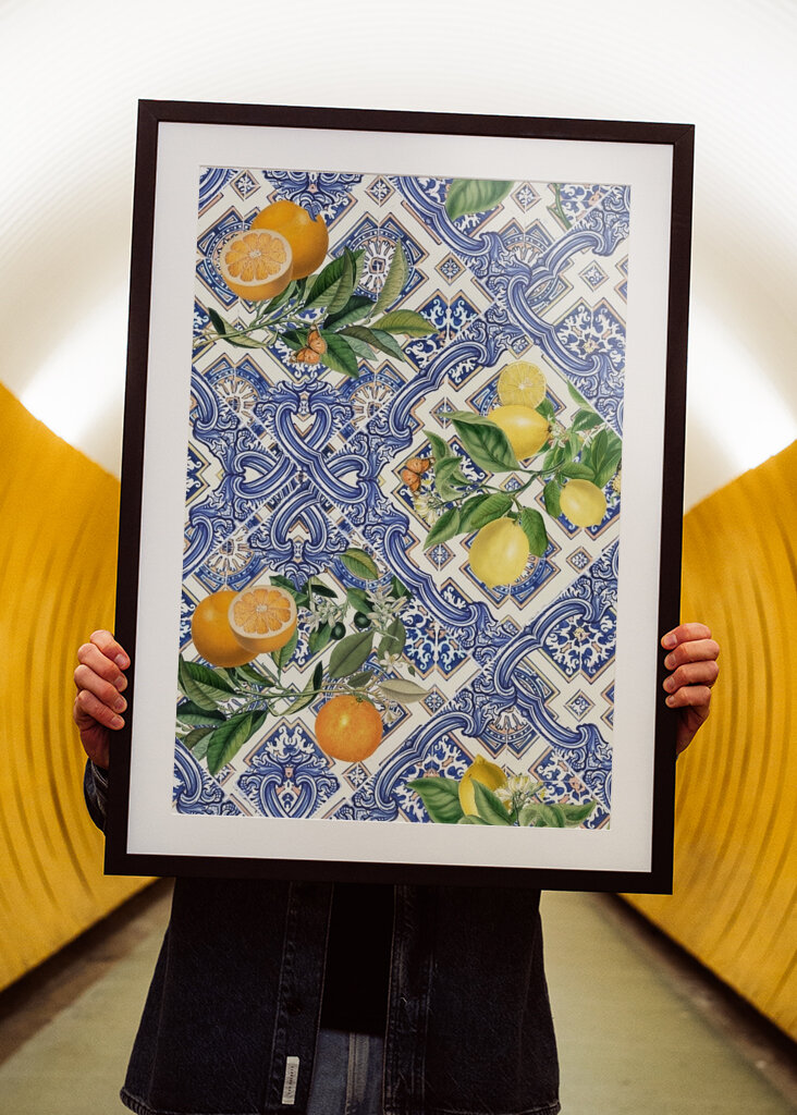 Italienske fliser og citrusfrugter