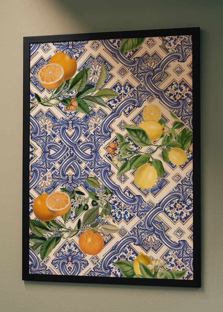 Italienske fliser og citrusfrugter