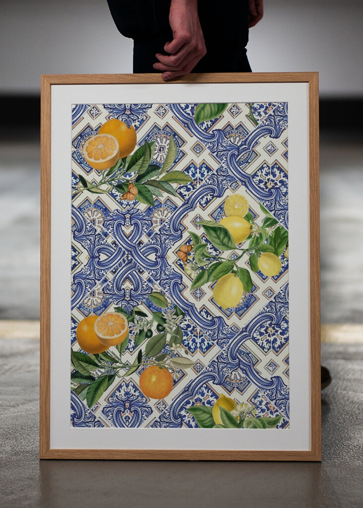 Italienske fliser og citrusfrugter