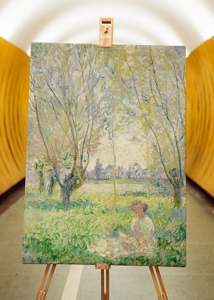 Woman Seated Under the Willows
