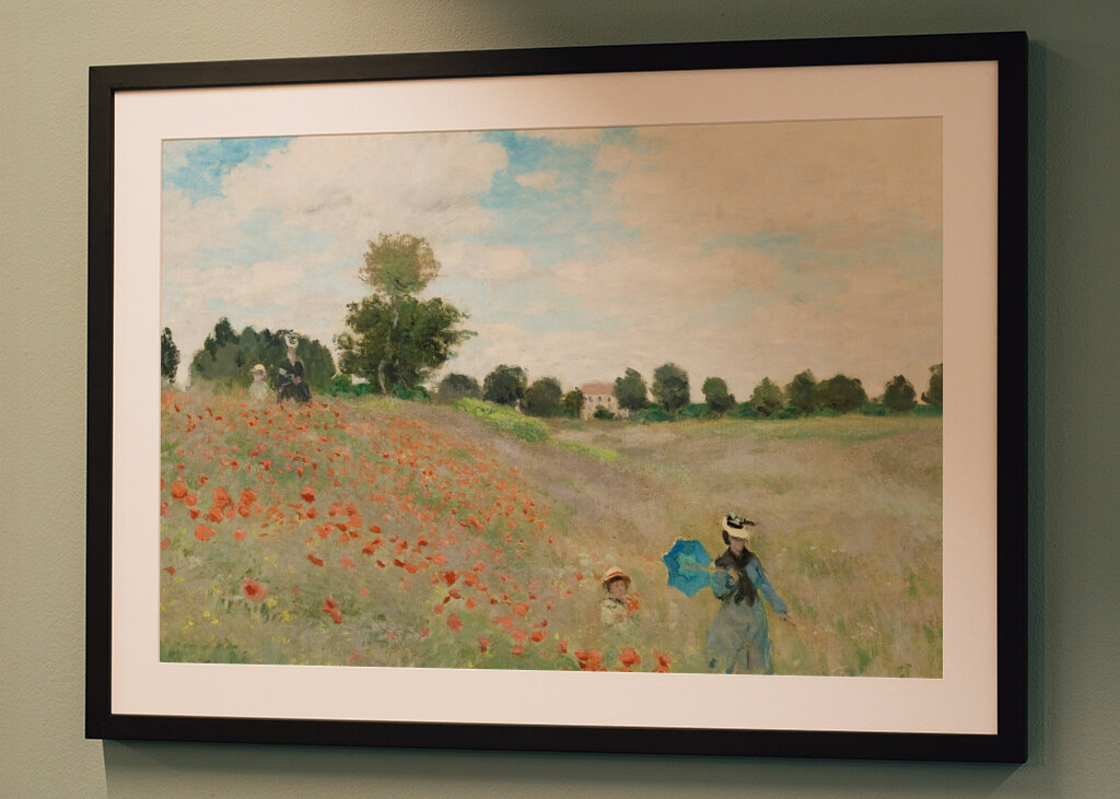 Campo de amapolas cerca de Argenteuil 