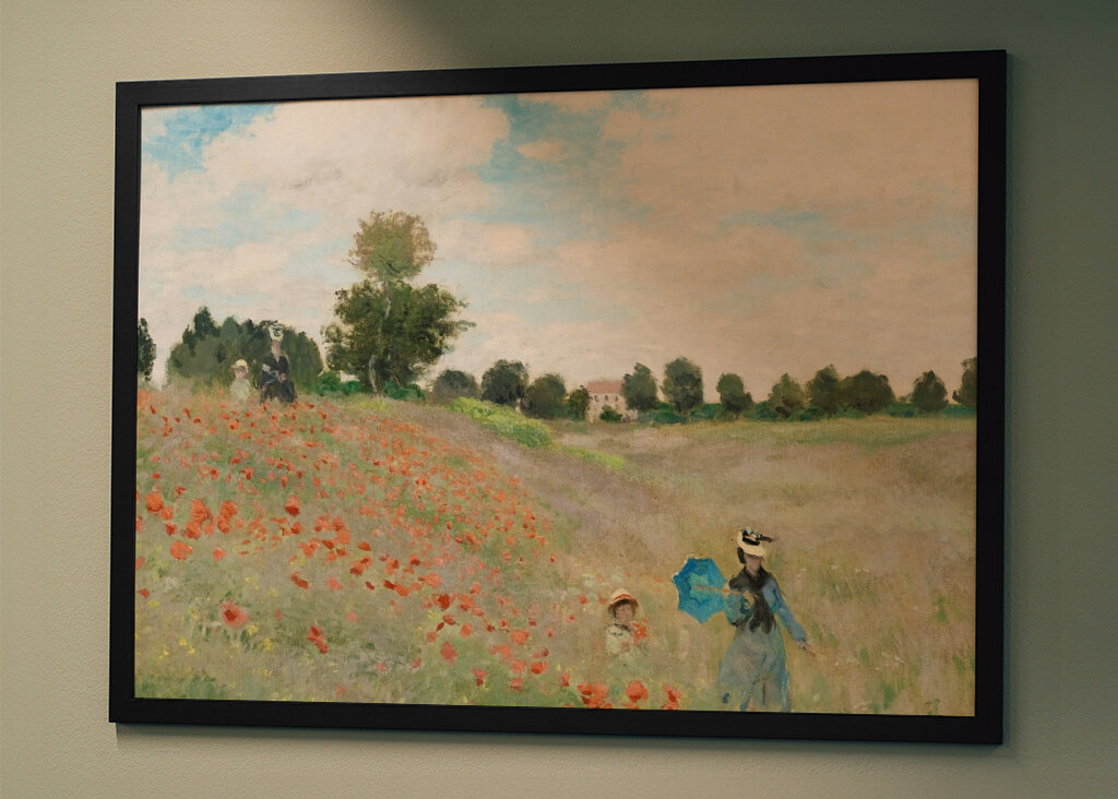 Campo de amapolas cerca de Argenteuil 