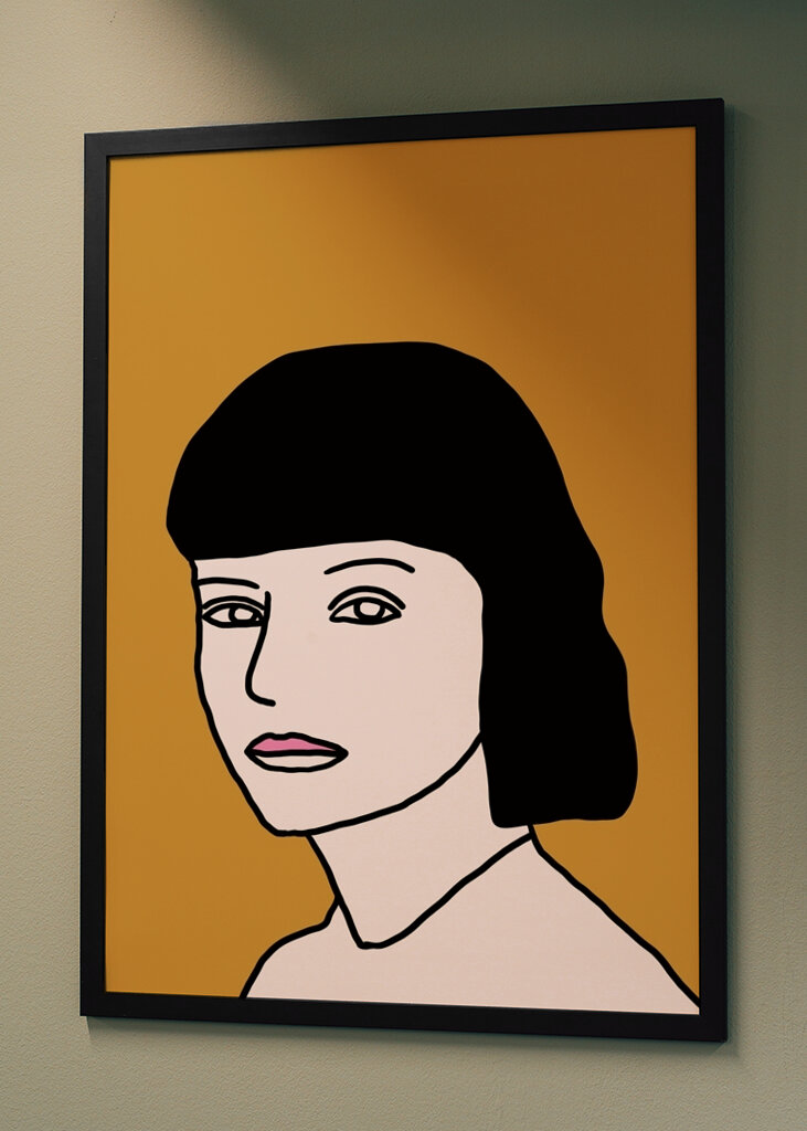 Linee audaci, sguardo tranquillo