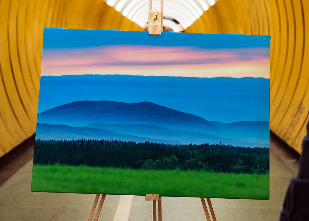 Oviksfjällen w kolorach Jämtland