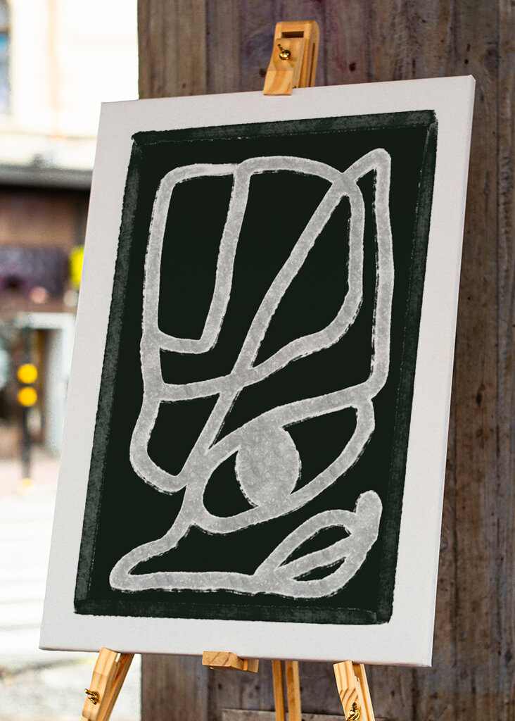 Kreidelinie Flüstern