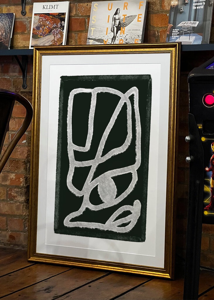 Kreidelinie Flüstern