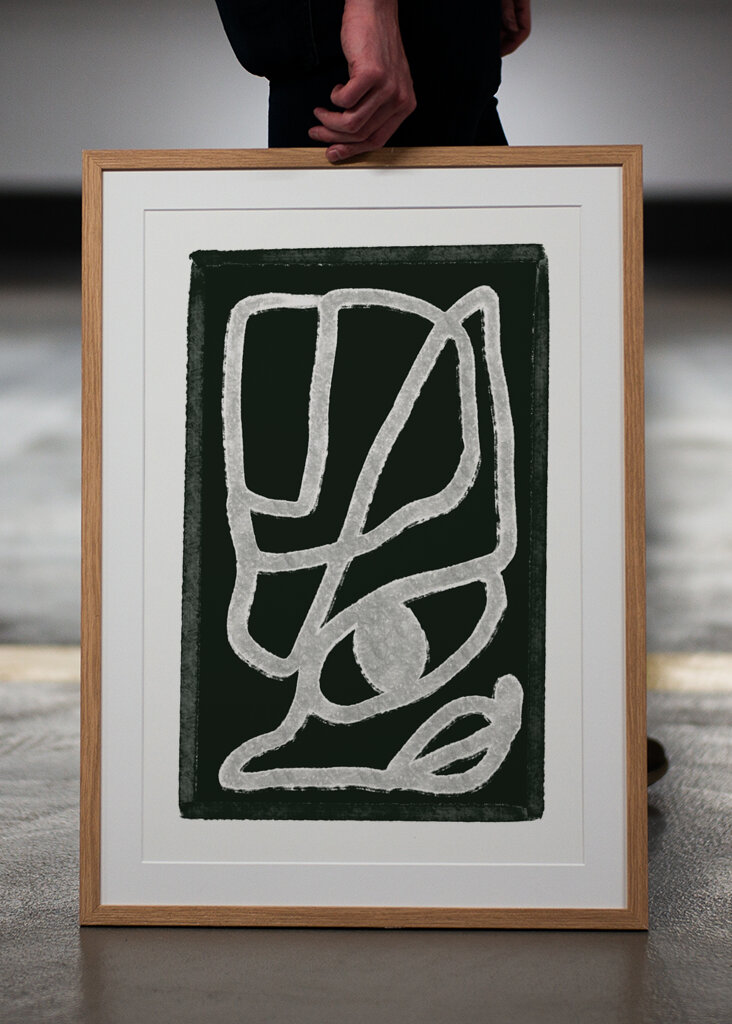 Kreidelinie Flüstern