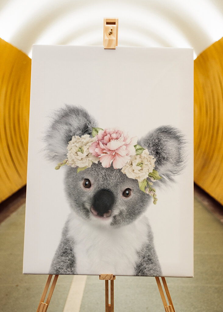 Floral Koala Charm