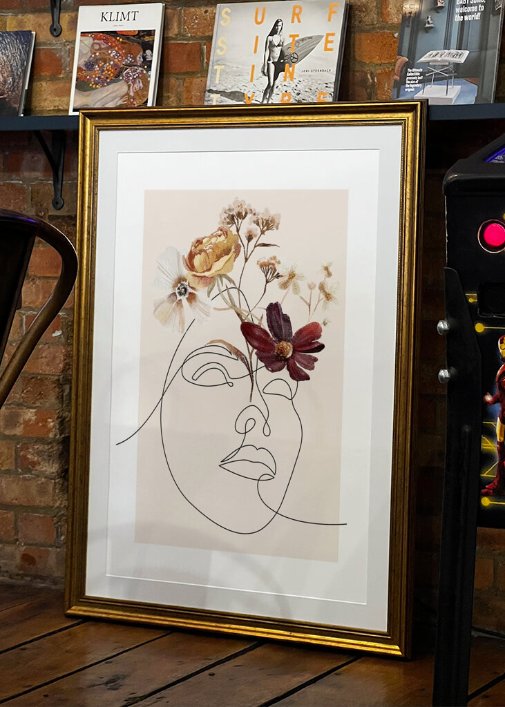 Paysage de rêve floral