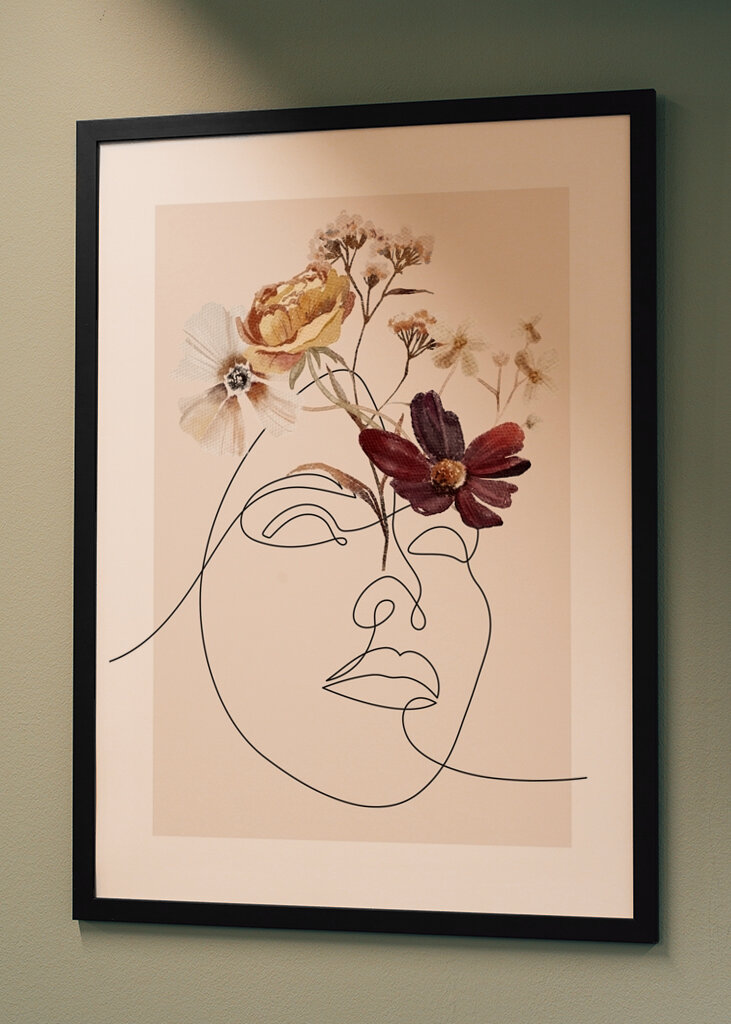 Paysage de rêve floral