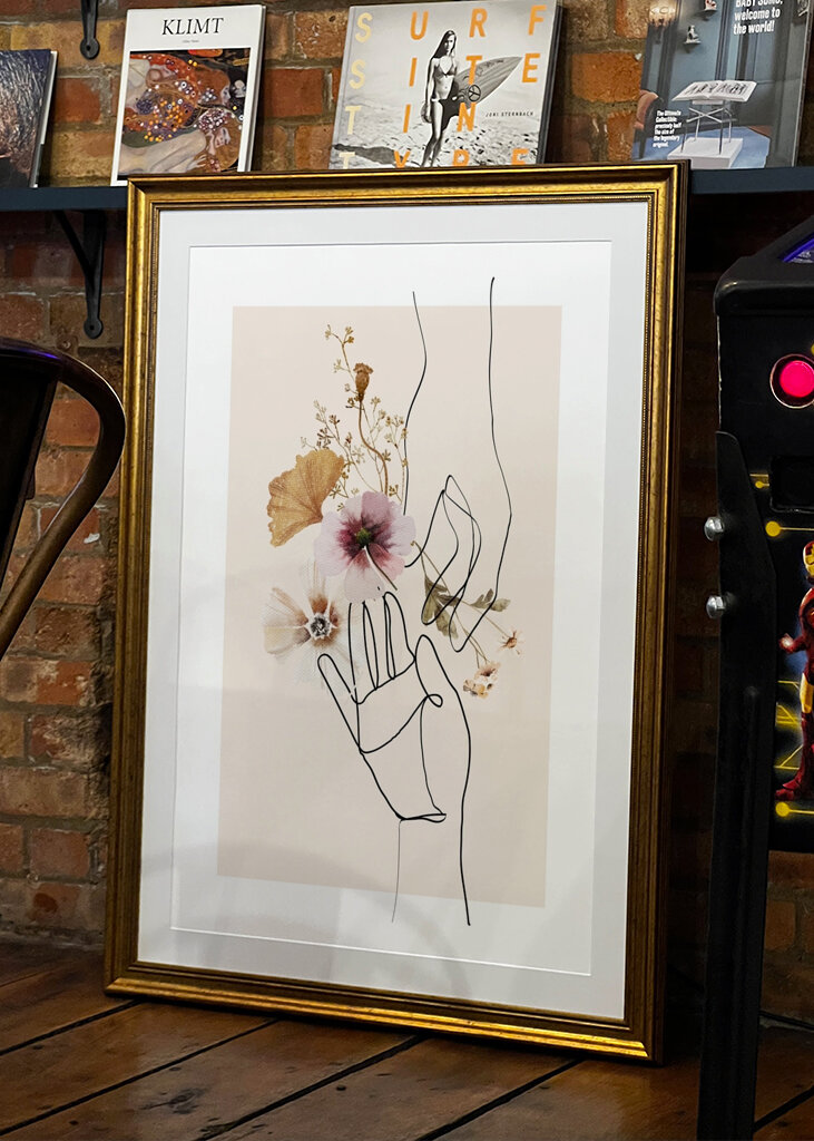 Danse en ligne florale