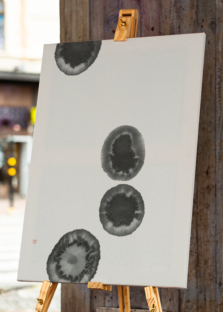 Flujo de floración de tinta