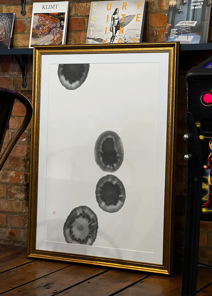 Flujo de floración de tinta