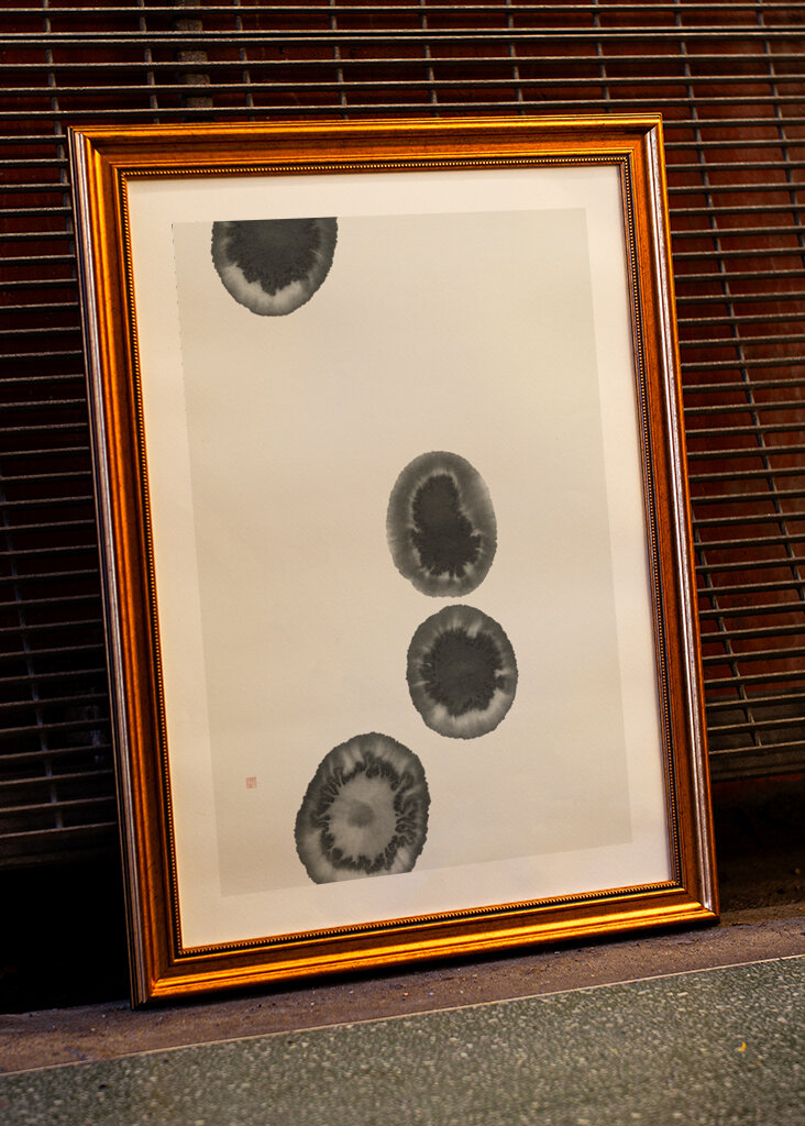 Flujo de floración de tinta