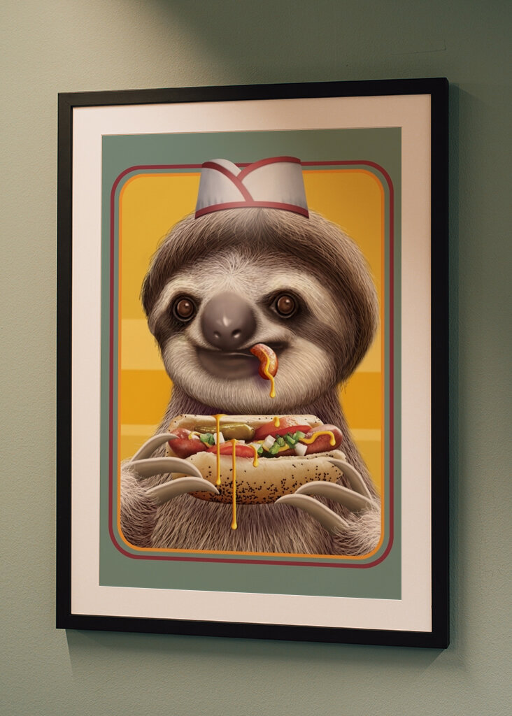 Czas na przekąskę leniwca