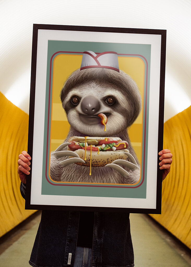 Czas na przekąskę leniwca