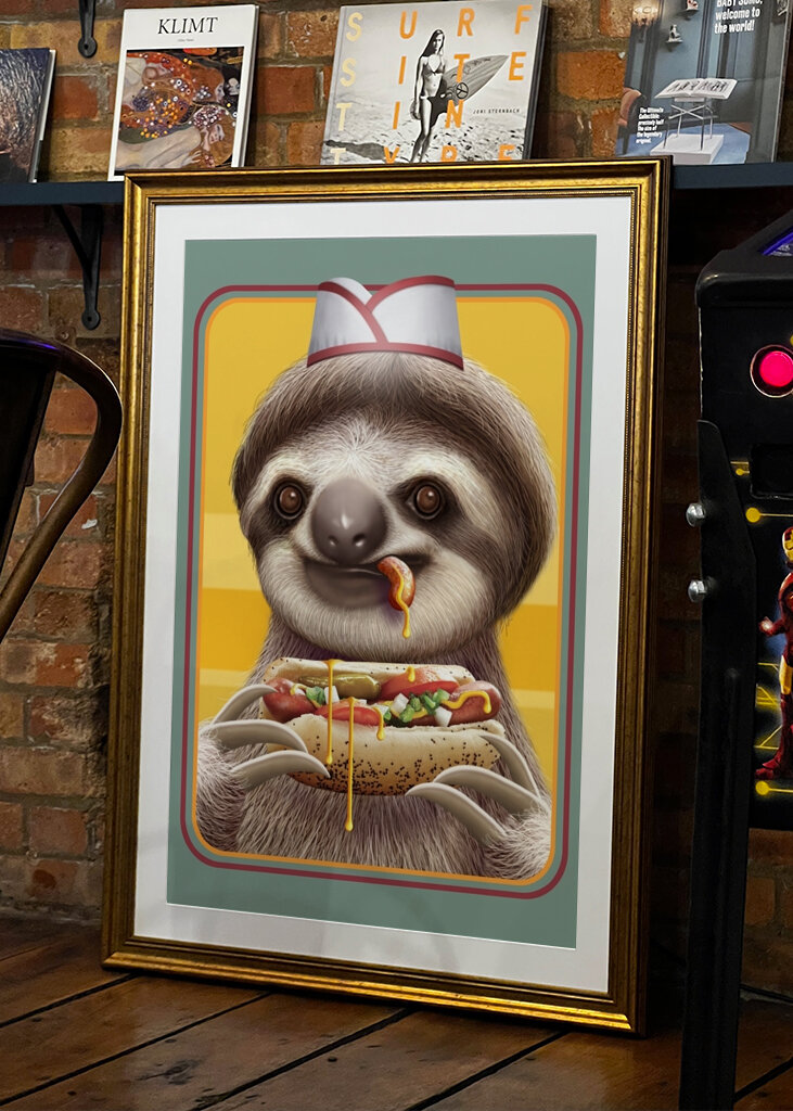 Czas na przekąskę leniwca