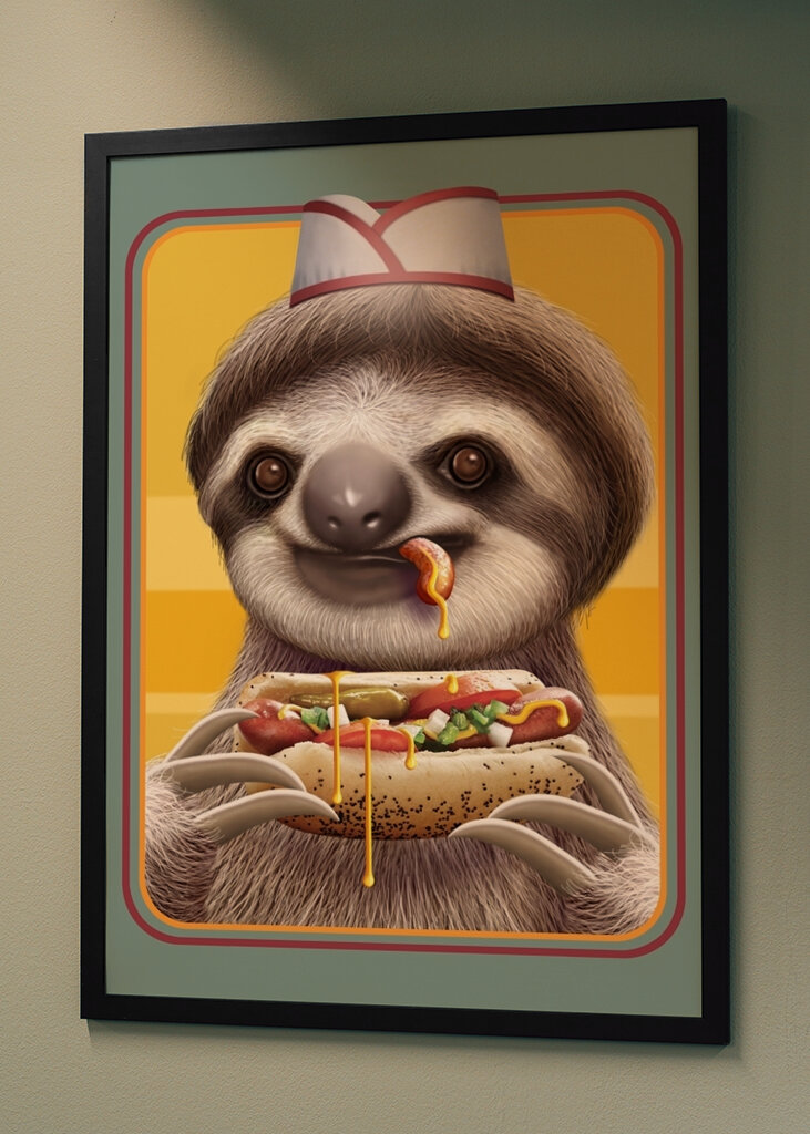 Czas na przekąskę leniwca