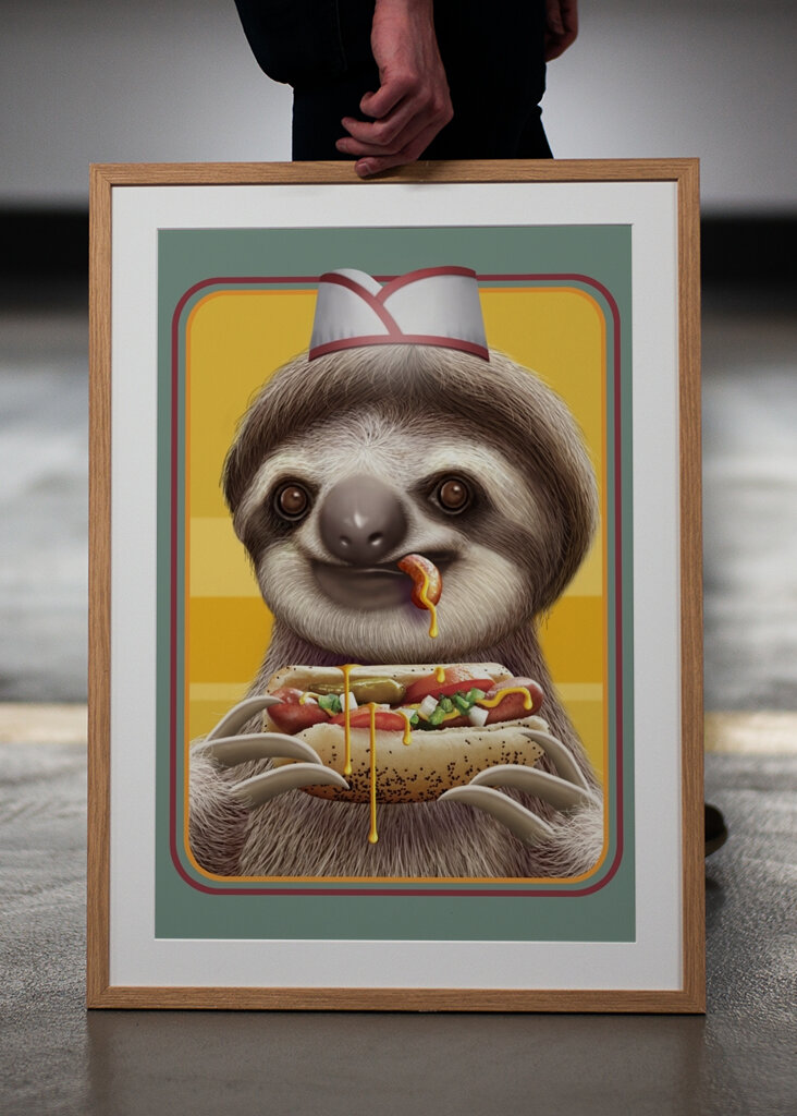 Czas na przekąskę leniwca