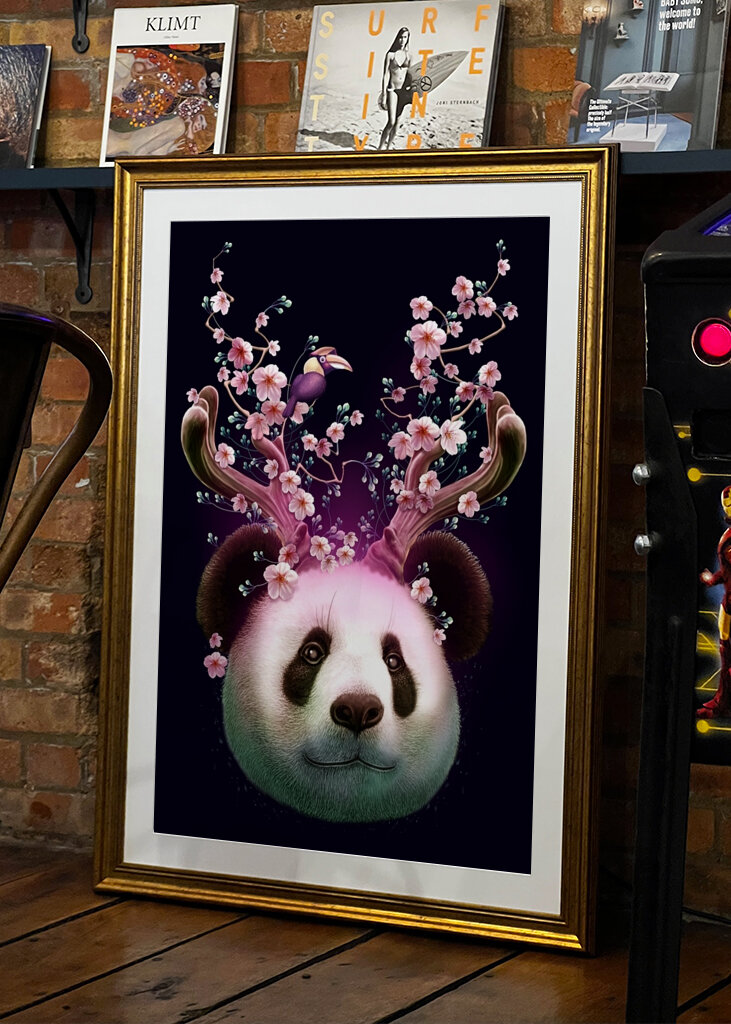 Panda Blossom Crown