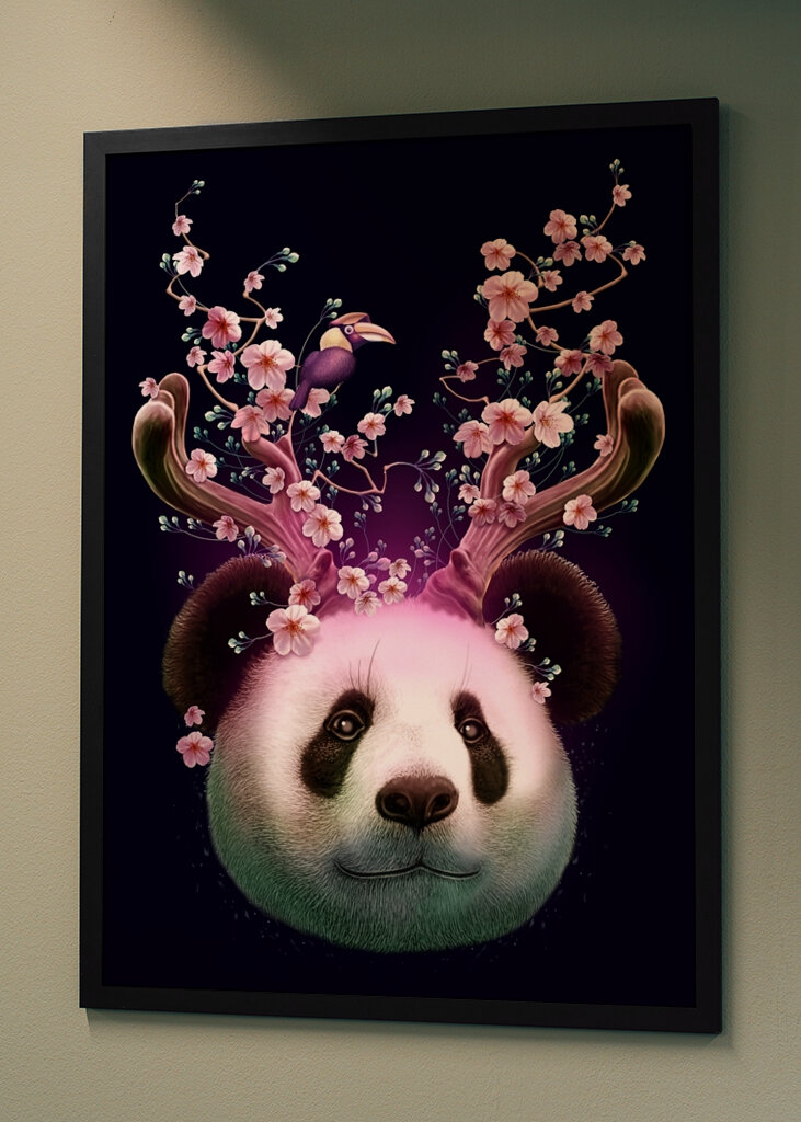 Panda Blossom Crown