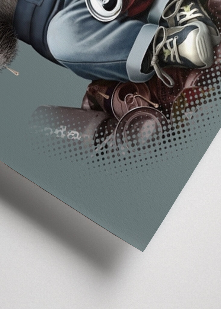 Playful Badger Charm