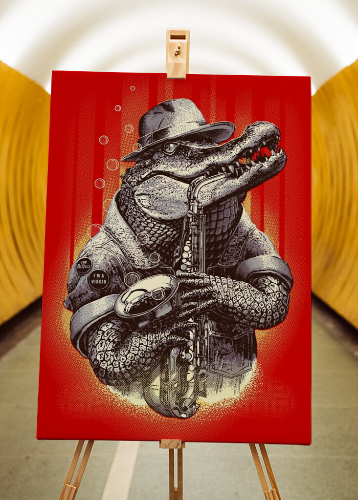 Krokotiilijazz-tunnelmia