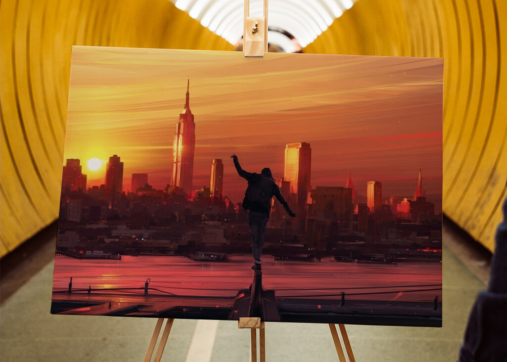 Balance des Stadtbildes