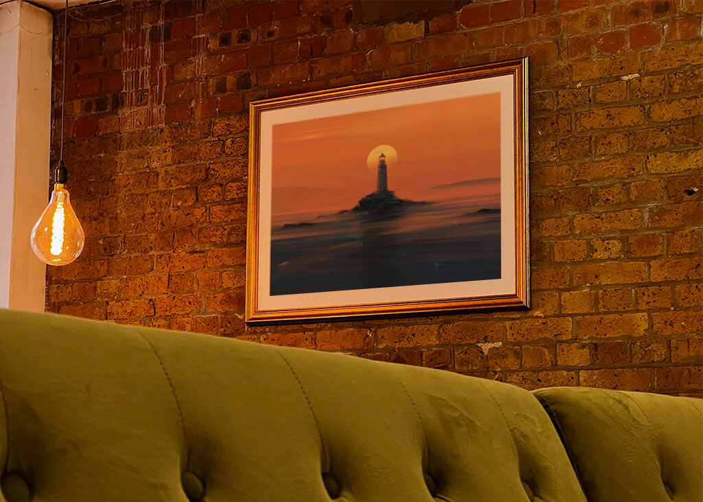 Leuchtfeuer in der Dämmerung