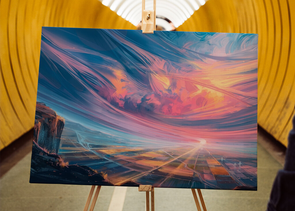 Klid při západu slunce