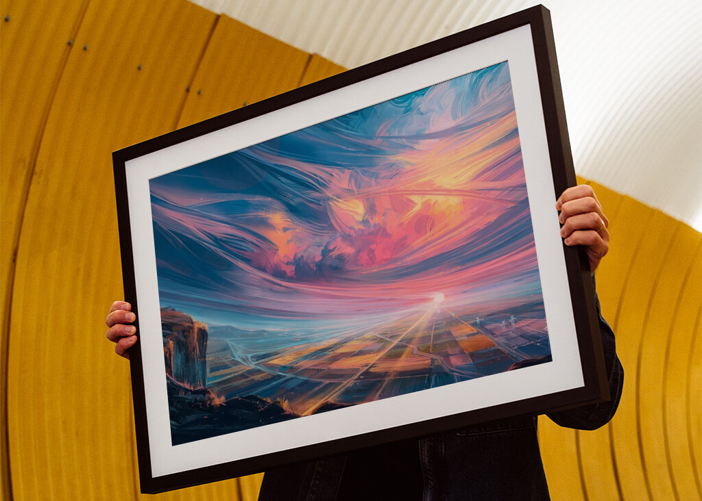 Klid při západu slunce