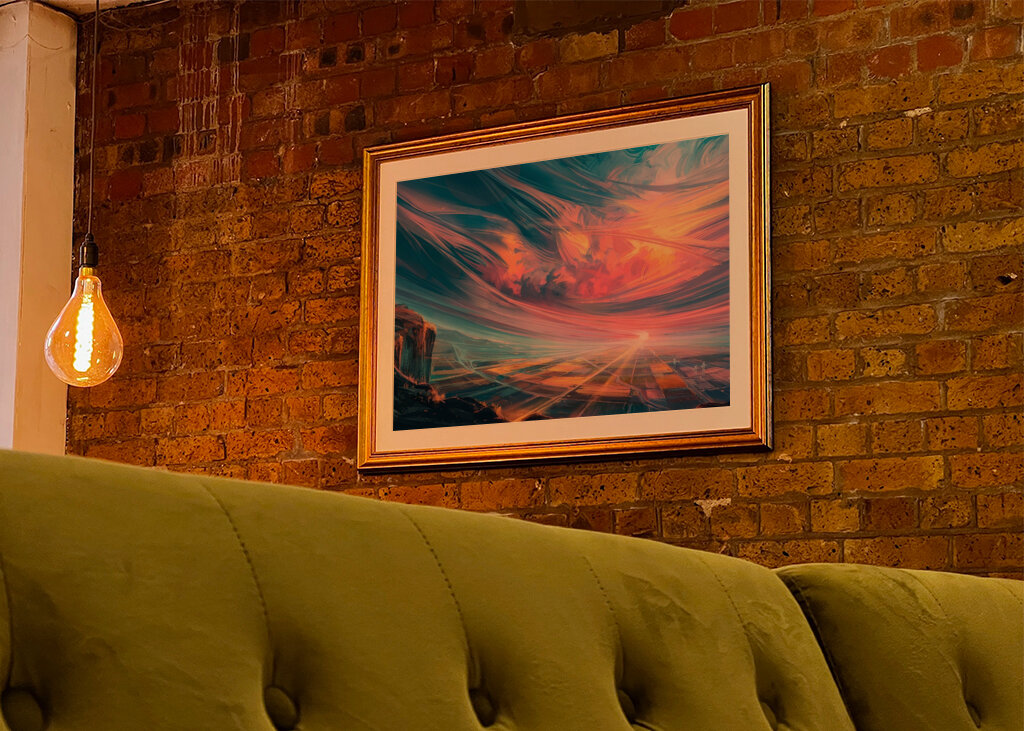 Klid při západu slunce