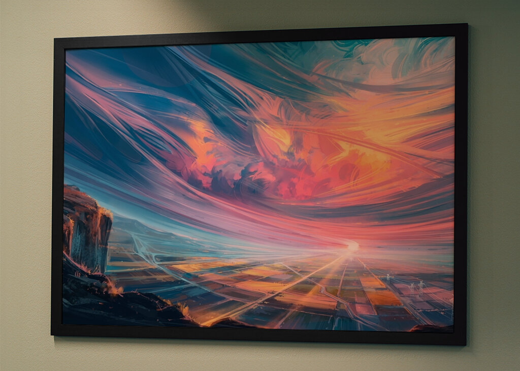 Klid při západu slunce