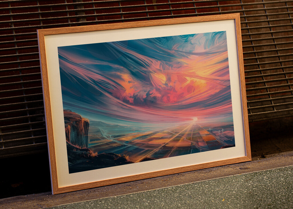 Klid při západu slunce