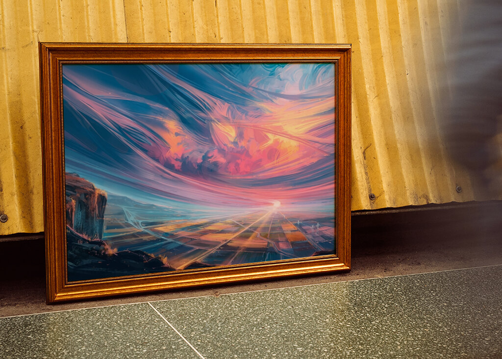 Klid při západu slunce