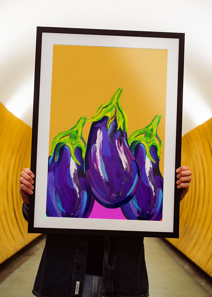 Vibrant Eggplants