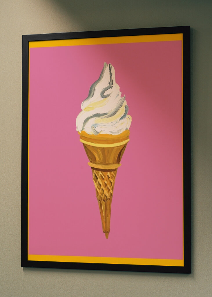 Cremiger Genuss Poster von Alice Straker | Printler