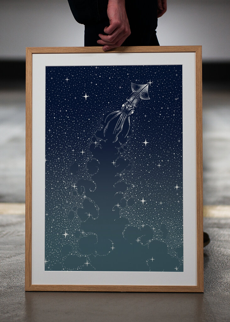 Kozmický let chobotnice