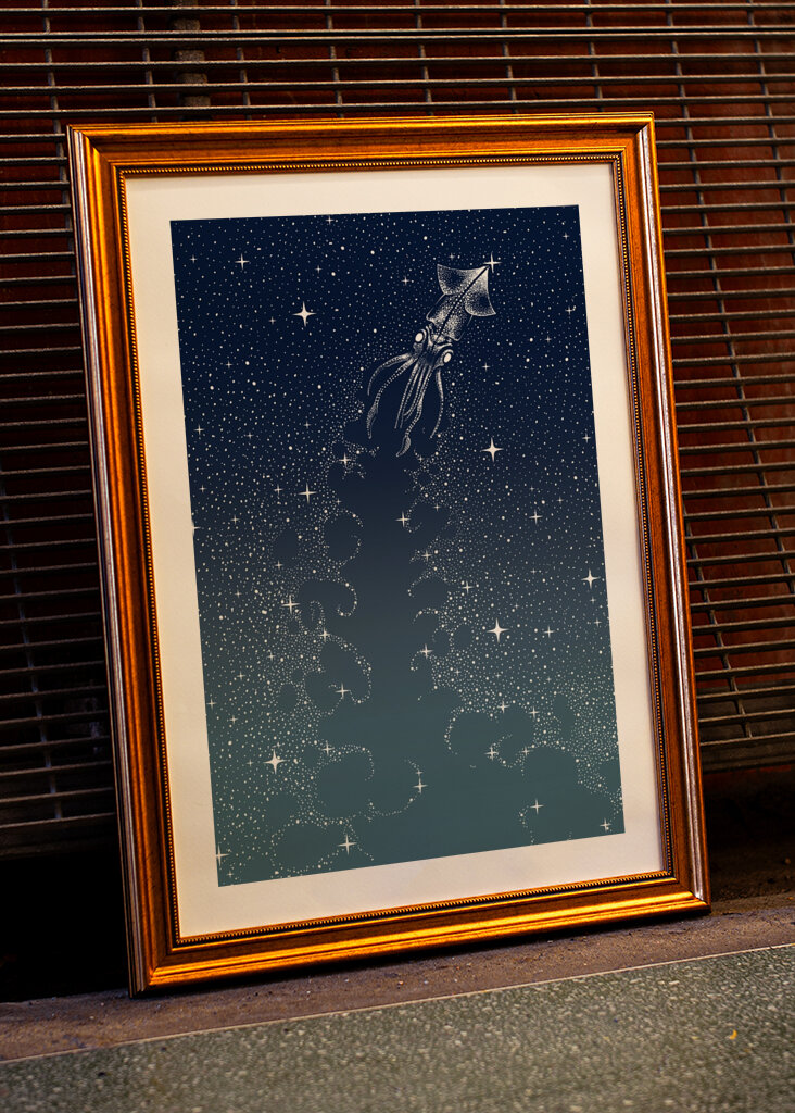 Kozmický let chobotnice