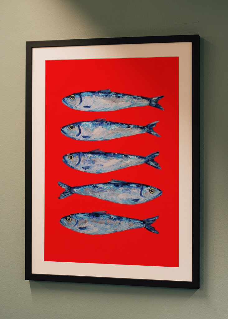 Parata del pesce azzurro