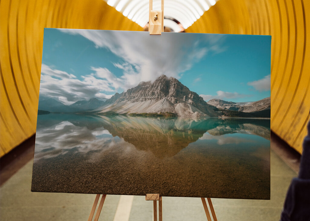 Reflections of Bow Lake Canada