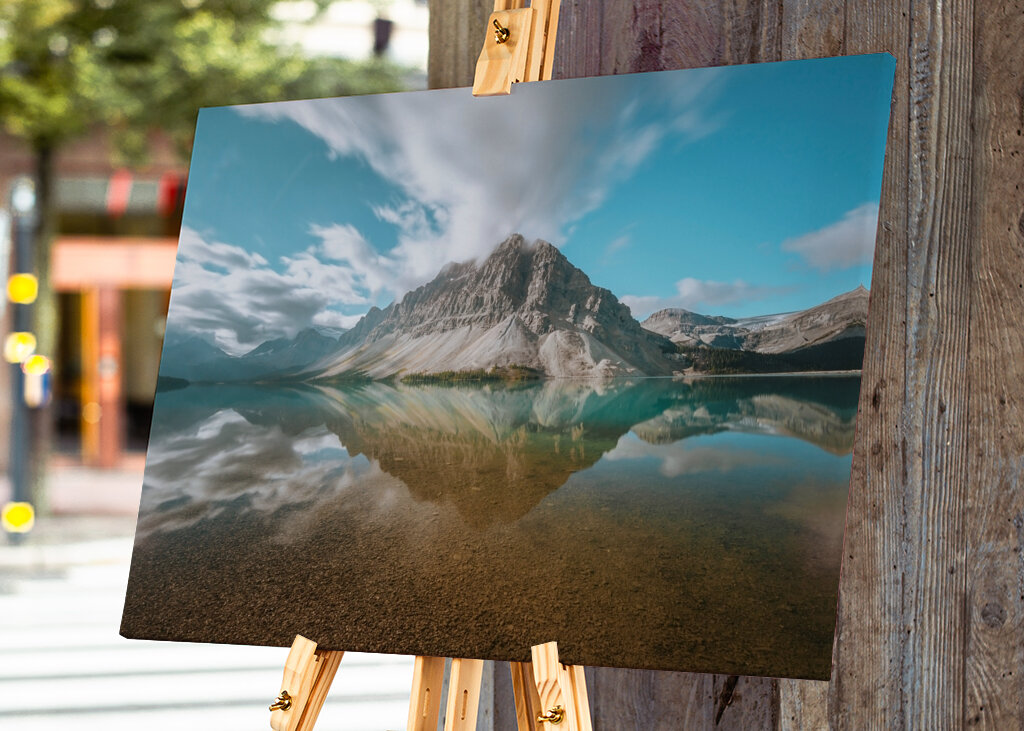 Reflections of Bow Lake Canada