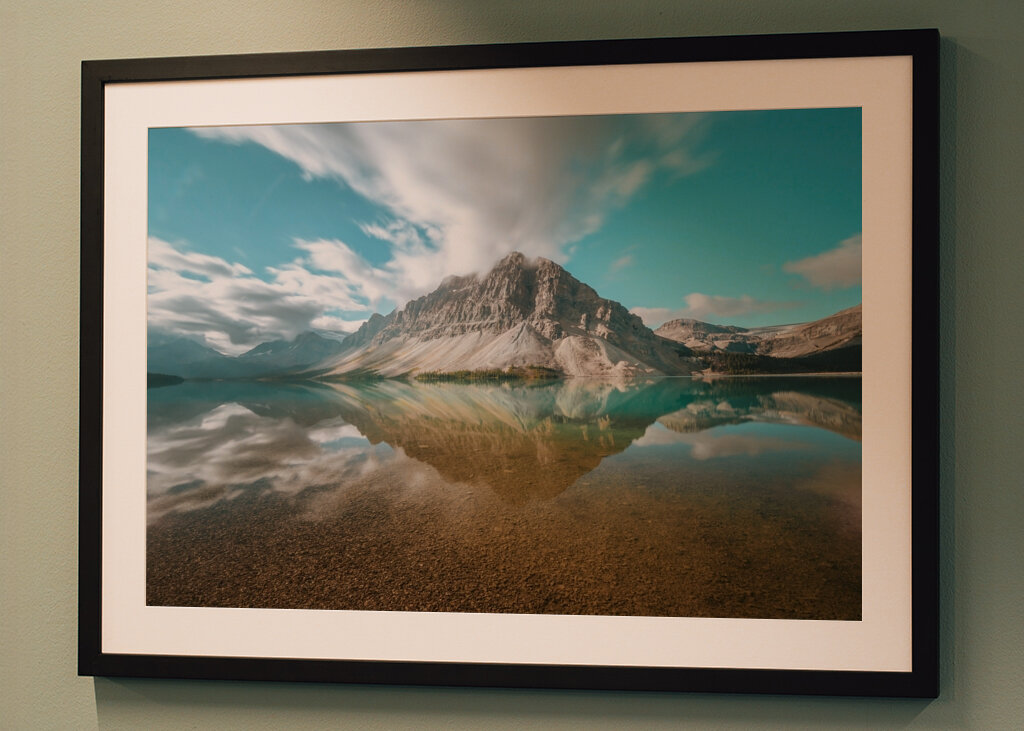 Reflections of Bow Lake Canada