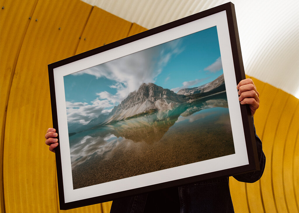Reflections of Bow Lake Canada