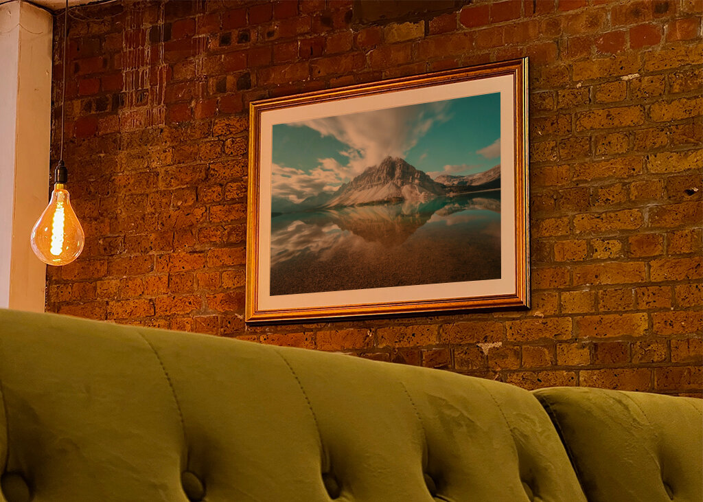 Reflections of Bow Lake Canada