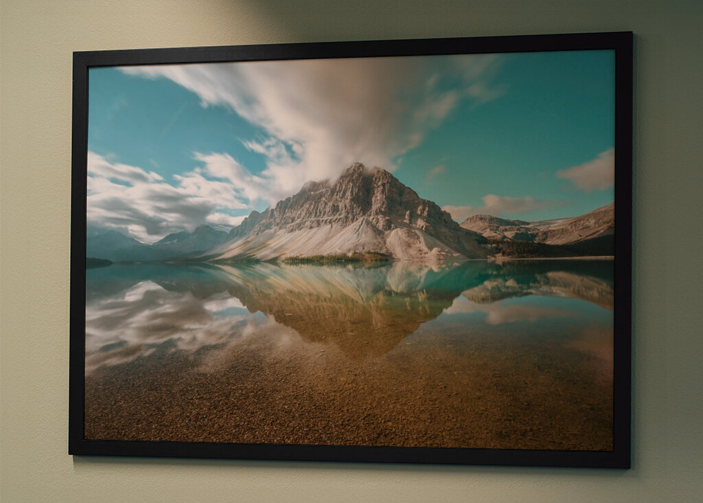 Reflections of Bow Lake Canada